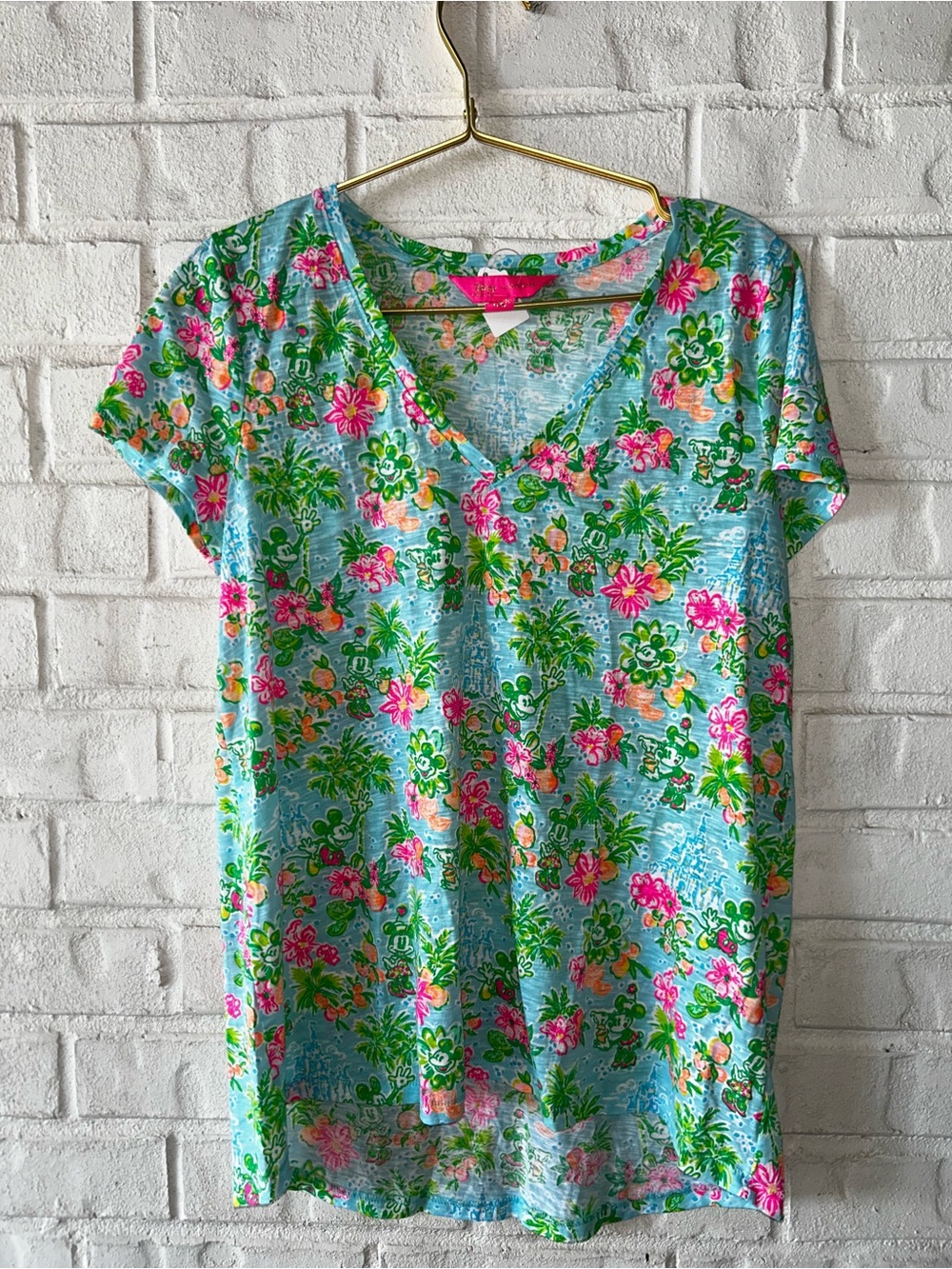 Lilly Pulitzer tee Mickey Mouse